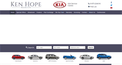Desktop Screenshot of ken-hope-motors.co.uk